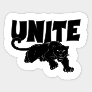 Unite - Black Panther Party - Panther logo tribute Magnet