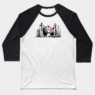 Monsters in Love Baseball T-Shirt