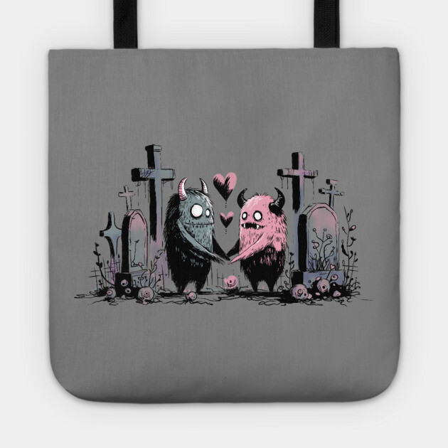 Monsters in Love Tote by H. R. Sinclair