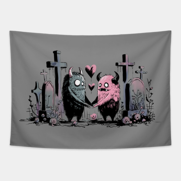 Monsters in Love Tapestry by H. R. Sinclair