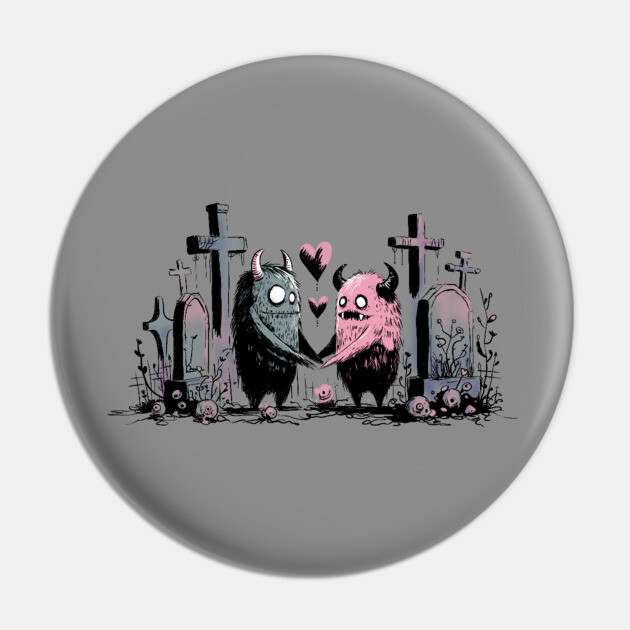 Monsters in Love Pin by H. R. Sinclair