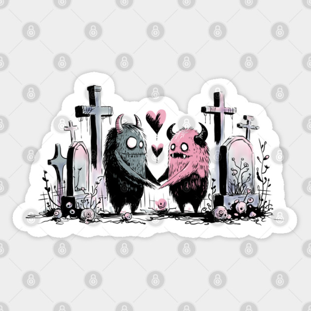 Monsters in Love Sticker by H. R. Sinclair