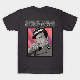 Captain Renault: Round Up the Usual Suspects T-Shirt