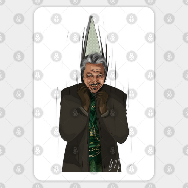 Wicked Part One: The Wizard of Goldblum Sticker by 51Deesigns