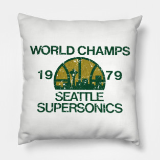 Seattle Supersonics World Champs 1979 Pillow