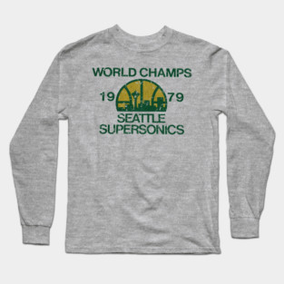 Seattle Supersonics World Champs 1979 Long Sleeve T-Shirt
