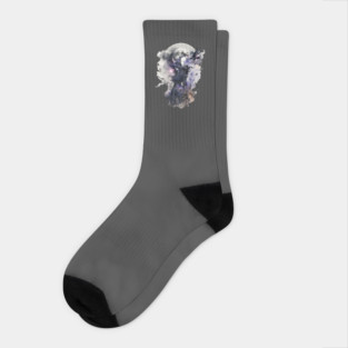 Witch an the Crow Socks