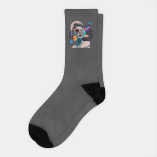 Surreal Glam Socks