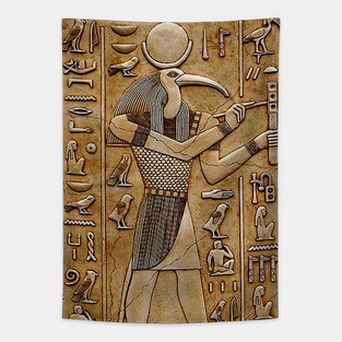 Thoth -Ancient Egyptian deity Tapestry