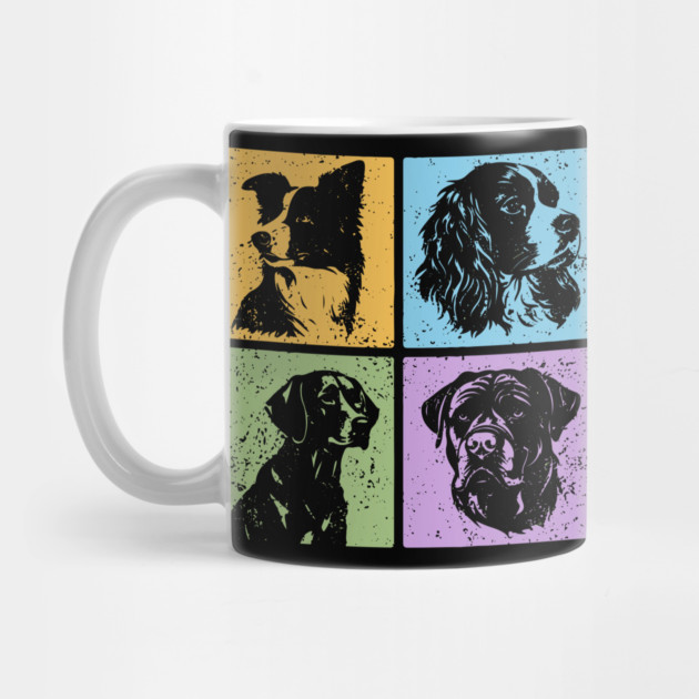 Vibrant Dog World in Retro Style by TuncGK