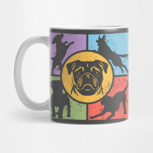Pug Lover's Dream Retro Design Mug