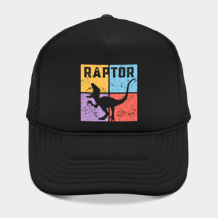 Retro Geometric Raptor Pop Art Hat
