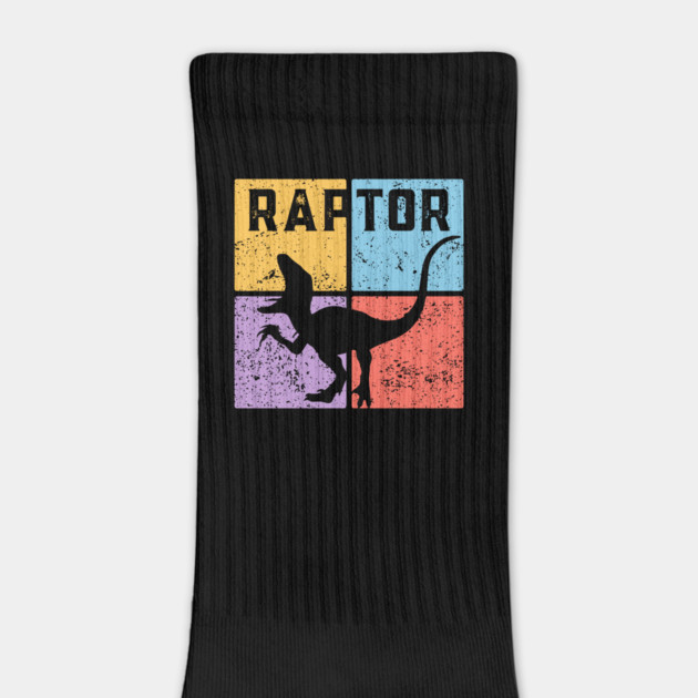 Retro Geometric Raptor Pop Art by TuncGK