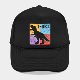 Retro T-Rex Dinosaur Pop Art Hat