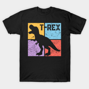 Retro T-Rex Dinosaur Pop Art T-Shirt