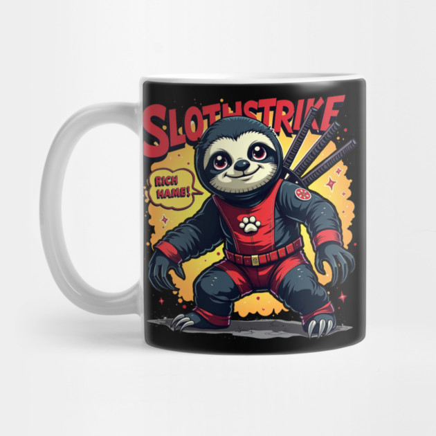 Funny Sloth Martial Arts Sloth Strike by Urbanprint