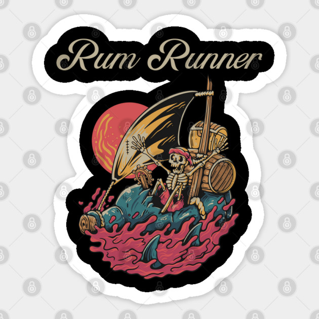 rum runner Sticker by The Patron
