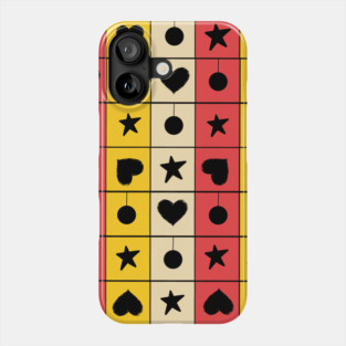 Retro Geometric Pattern Phone Case