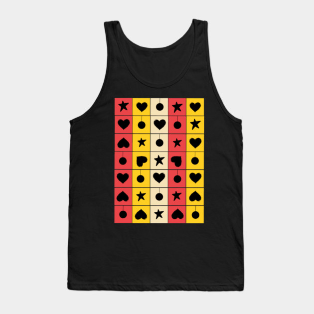 Retro Geometric Pattern Tank Top by The WYLD Tribe