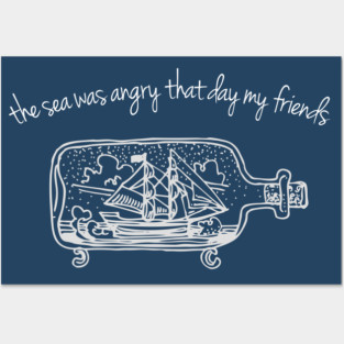 The Sea Was Angry That Day My Friends Posters and Art