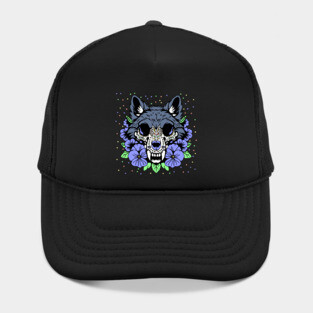 February's Violet & Wolf Skull Hat