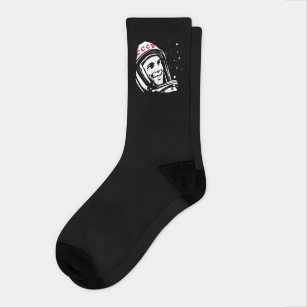Yuri Gagarin Socks by dumbshirts