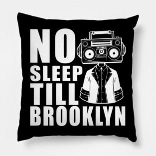 head radio no sleep till brooklyn Beastie Boys Pillow