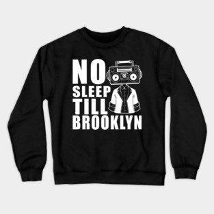head radio no sleep till brooklyn Beastie Boys Crewneck Sweatshirt