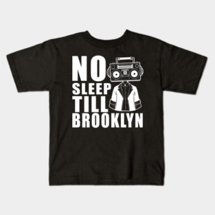 head radio no sleep till brooklyn Beastie Boys Kids T-Shirt