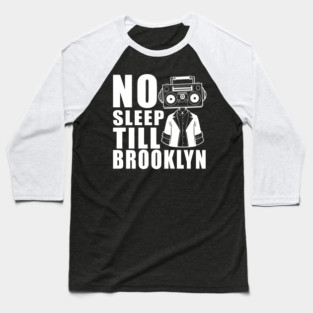 head radio no sleep till brooklyn Beastie Boys Baseball T-Shirt