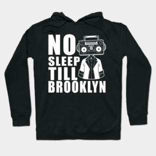 head radio no sleep till brooklyn Beastie Boys Hoodie
