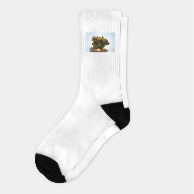 That Floating Bud - Weed Design Socks by MrGreenGenes420