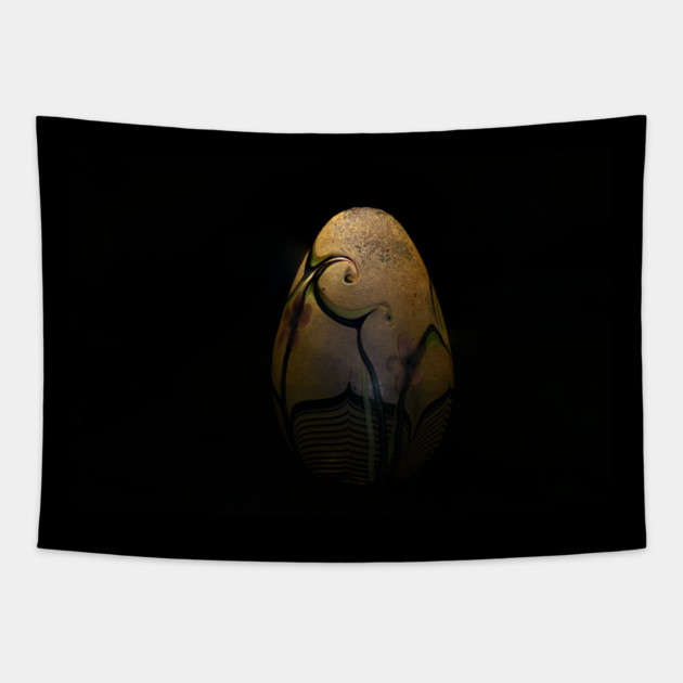 Orient and Flume Egg - Art Glass Tapestry by MrGreenGenes420