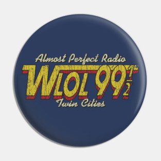 WLOL 99.5 FM Twin Cities 1981 Pin