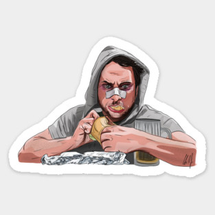 Eating Hoagies Angry in Philly Magnet