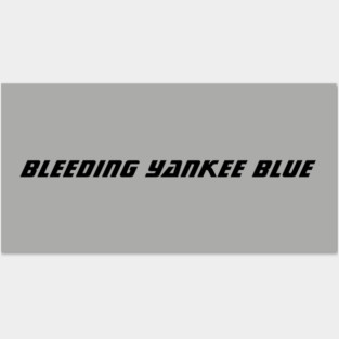 Bleeding Yankee Blue Navy FUTURE Design Posters and Art