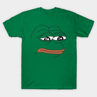 Sad Pepe Face T-Shirt