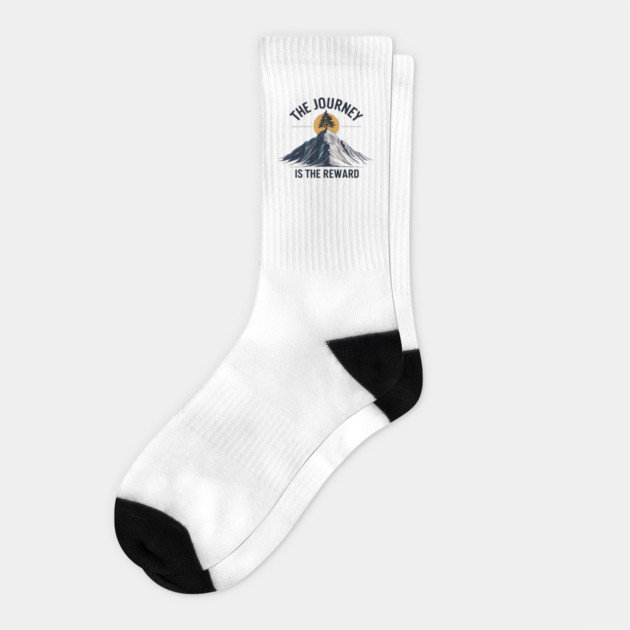 The Journey is the Reward Socks by Urbanprint