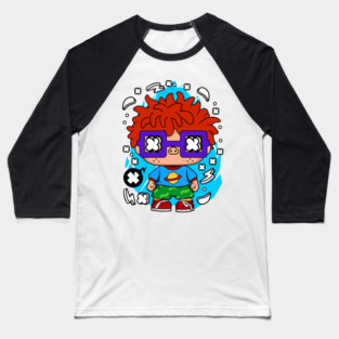 Chuckie finster Baby Chibi Art Style //// Nostalgic Toddler Vibes Tshirt! Baseball T-Shirt