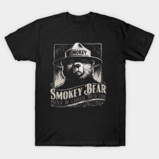 Vintage Smokey Bear Style Prevent Wildfires T-Shirt
