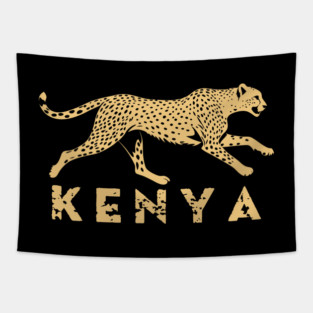 Cheetah Of Kenya Tapestry