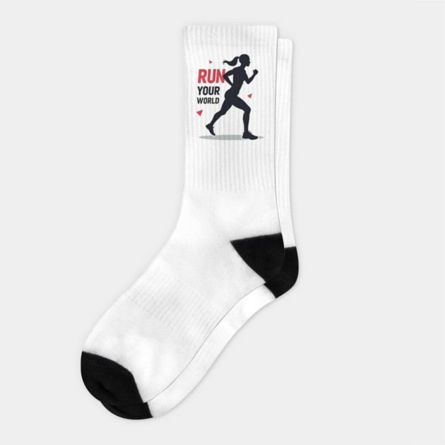 Motivational Running Socks by Urbanprint