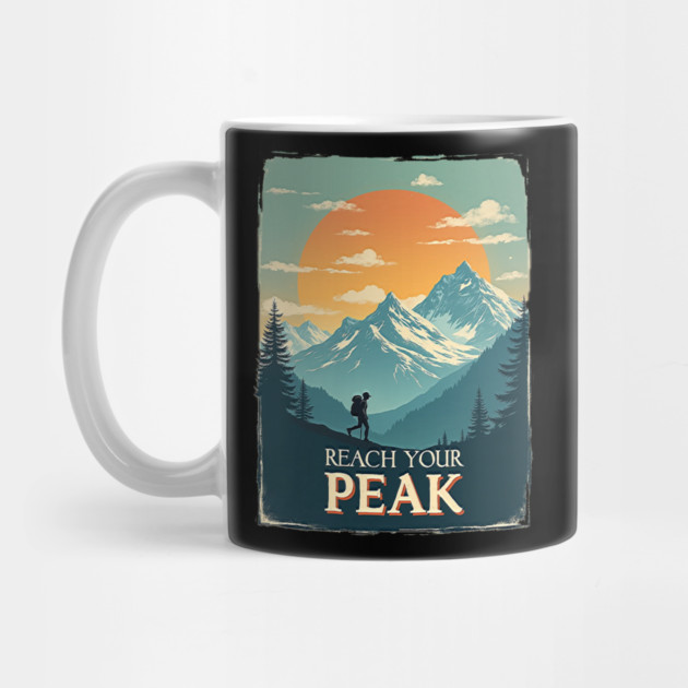 Reach Your Peak Hiking by Urbanprint
