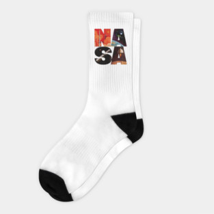 Vintage N A S A Socks