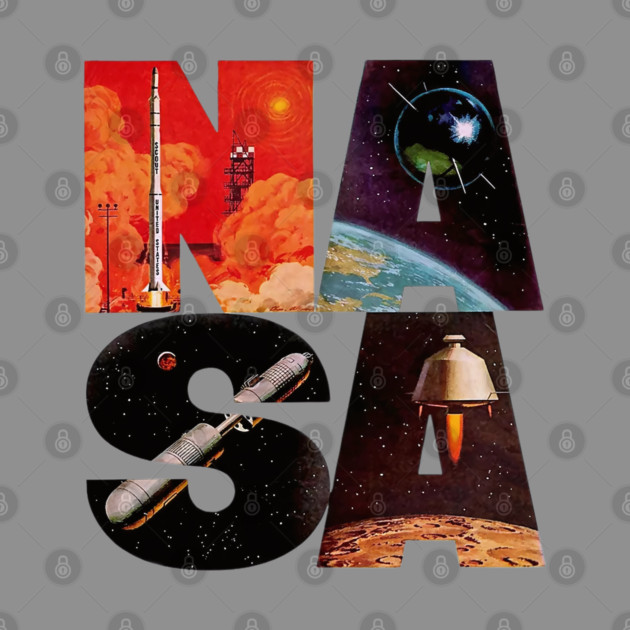 Vintage N A S A by Timeless Chaos