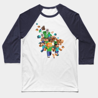 Minecraft Baseball T-Shirt
