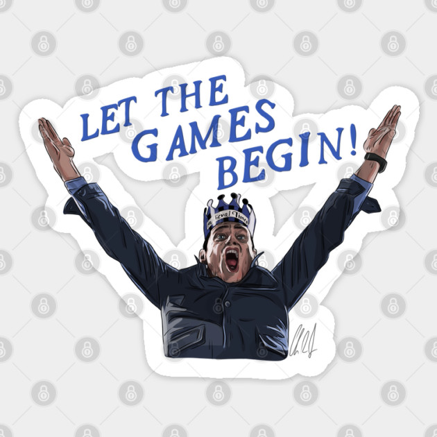The Cable Guy: Let the Games Begin! Sticker by 51Deesigns