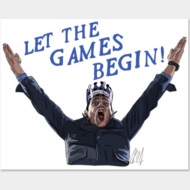 The Cable Guy: Let the Games Begin! Wall Art by 51Deesigns
