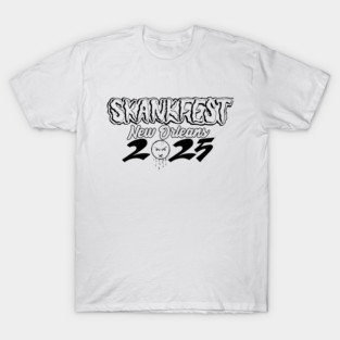 Skankfest New Orleans 2025 Festival Merch - Black Full Logo T-Shirt