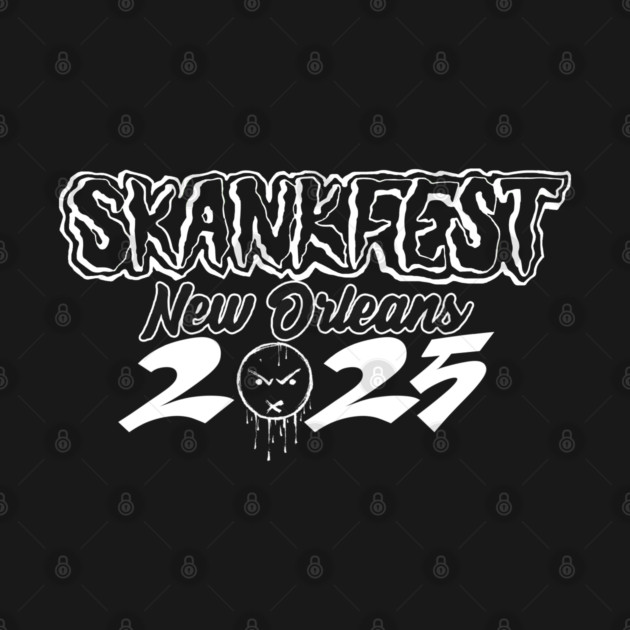 Skankfest New Orleans 2025 Festival Merch - White Pocket Logo by Defunct Designs